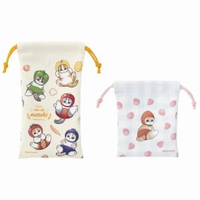 日本製 Mofusand 束口袋多用途袋（2裝）平行進口