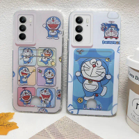 Ốp Điện Thoại Có Khe Cắm Thẻ Doraemon Hoạt Hình, Thiết Kế Hạnh Phúc, Tương Thích Với Realme C75, C65