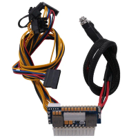 ซัพพลายเดสก์ท็อป DC, 450W, 24Pin, 12V, เอาต์พุตสูงสุด 450W, Realan Mini ITX Pico PSU, DC ATX สวิตช์พ