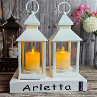 Unique LED Candle Light Attractive Lightweight Hanging Candle Lantern LED Flickering Candles Light Decor