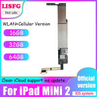 Free Shipping,16GB 32GB 64GB 128GB Original For iPad MINI 2 MINI2 Motherboard A1489 WIFI Logic Board For iPad MINI 2