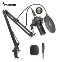 MAONO XLR Condenser Microphone Kit Professional Cardioid Vocal Studio Recording Mic for Streaming Voice Over Home-Studio.PM320S