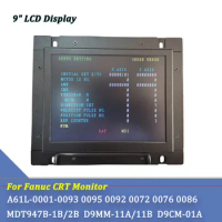 Industrial 9" LCD Monitor A61L-0001-0093 A61L-0001-0095 Replace For FANUC CRT Display A61L D9MM-11A/11B KF-M7099H