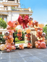 結婚氣球拱門支架路引婚房布置婚禮場景裝飾酒店門口婚慶用品大全