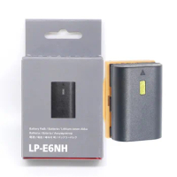 LP-E6NH 2130mAh Battery For Canon EOS R R5 R6 5D Mark IV III 5DS R 6D Mark II 7D Mark II 90D 80D Camera LC-E6E Charger