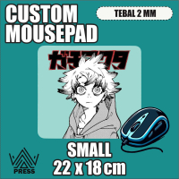 Custom mousepad Playmat Gaming Extra Tebal 2mm Ukuran Small 22 x 18 cm premium murah anti slip