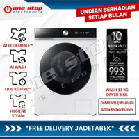 [GARANSI RESMI] SAMSUNG WD13BB944DGESE BESPOKE Front Load Washer Dryer Combo 13/8kg