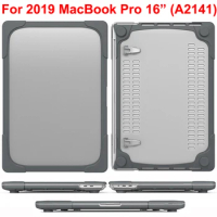 Anti-crack protective case for 2019 Macbook Pro 16 inch A2141 shockproof cover stand holder