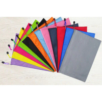 A4 football pattern document bag, waterproof thickened canvas zipper bag, student file stationery ba