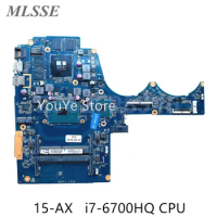 Refurbished For HP 15-AX Series Laptop Motherboard With SR2FQ i7-6700HQ CPU GTX 950M 2GB GPU 856673-601 856673-001 DAG35AMB8E0