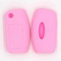 silicone rubber key cover case shell protector For Ford Mondeo Focus Fusion Fiesta Galaxy 3button key