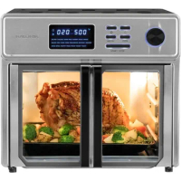 Complete Digital 26-Quart 10-in-1 Countertop Air Fryer Oven, 21 Presets, 1700W, Stainless Steel