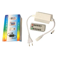 ADAPTOR SOKET LAMPU LED STRIP SELANG RGB 220V + REMOTE