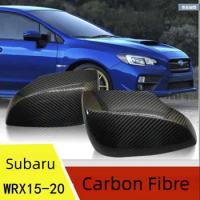 Aksesori Mobil For Subaru WRX STi 2015-2020 2021, penutup cermin samping pintu karbon ABS 2 buah For Subaru Levorg 2015-2019