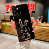 Softcase untuk OPPO A6 Premium Case free Rabbit Phone Holder