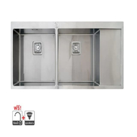 ซิงค์ฝัง 2 หลุม 1 ที่พัก TEKA TQB R10 2B 1D สเตนเลส