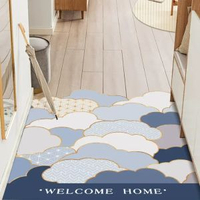 其他品牌 - 入戶門地墊進門腳墊門墊pvc可擦洗防滑進戶可裁剪門口墊家用地墊