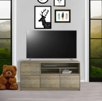 DELICATO ชั้นวางทีวี 120 ซม. 4 ลิ้นชัก 120X39X60ซม. สีบีช(AS)