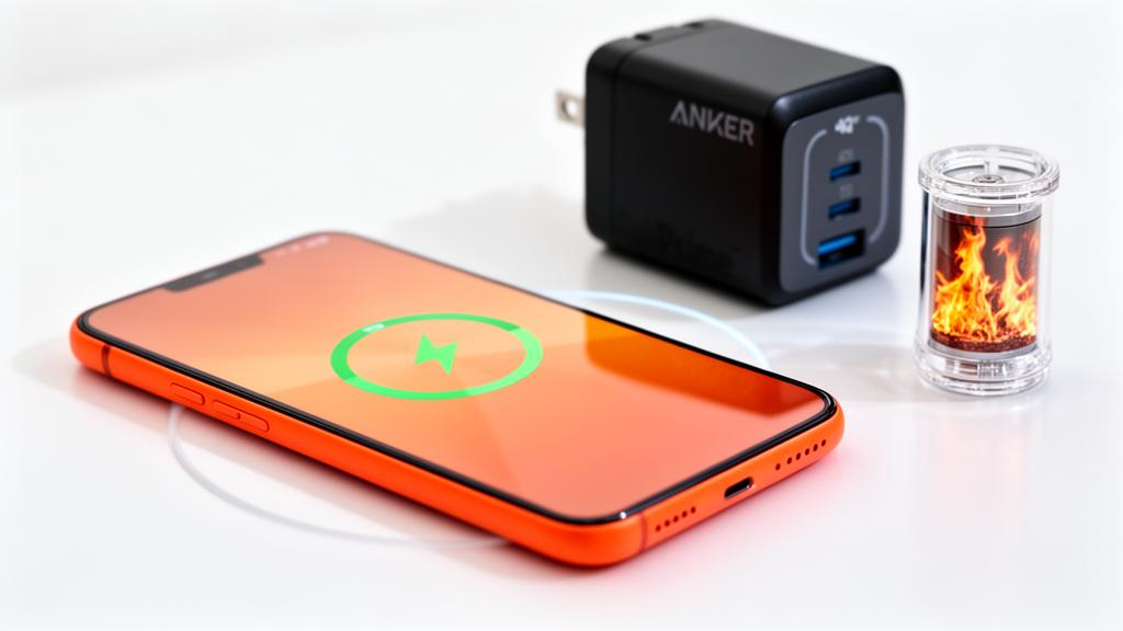 Anker、新色「Cosmic Orange」の超薄型ワイヤレスモバイルバッテリーを