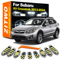 ZITWO LED Interior Light License Plate Lamp Kit For Subaru XV Crosstrek 2013- 2017 2018 2019 2020 2021 2022 2023 Accessories
