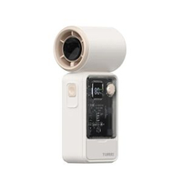 高速渦輪手持暴力風扇USB大風力桌面風扇數顯手持小風扇