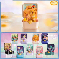 POP MART Pucky Strange Stars Series Scene Set Blind Box Toys Kawaii Anime Action Figure Caixa Caja Mystery Box Dolls Girls Gift
