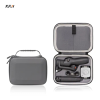 XFJI Portable Carrying Case for DJI Osmo Mobile 6 Gimbal Stabilizer for DJI OM6 Accessories PU Leather Splash-proof Shoulder Bag