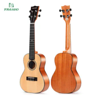 Electric Ukulele Concert Solid Spruce Hawaii Ukulele Guitar 23 Tauro TR-52CE Musical Instruments