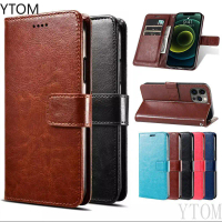 Sarung Telefon Penutup Selak Dompet, Bahan Kulit PU dan Silikon, Serasi dengan Vivo Y11, Y11D 2019, 