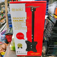 BRACKET TV CEILING 10-50 INCH BREKET TV GANTUNG ATAP PLAFON FULL MOTION MAX 40 KG