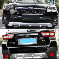 ABS Front &amp; Rear Bumper Lip Diffuser Protector Guard Skid Plate Cover For SUBARU XV Crosstrek 2018 2019 2020 Year