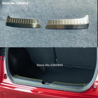 Car Rear Guard For Nissan Note E13 2021 2022 Accessories Rear Bumper Trunk Guard Door Sill Plate Stainless Steel Protector