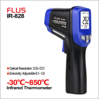 FLUS Laser Infrared Thermometers IR Thermometer Mini Handheld Portable Digital Electronic Outdoor Thermometer
