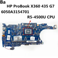For HP ProBook X360 435 G7 Laptop Motherboard With 6050A3154701-MB-A01 AMD Ryzen R5-4500U CPU