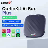 Carlinkit CarPlay Ai Box Plus Android 13 Wireless CarPlay Android Auto Android Tv Box Carlinkit Pro for Netfilx Youtube IPTV