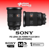 Sony FE 24-70mm f/2.8 GM II SEL2470GM2 Lensa Zoom G Master Teringan 695g XD Linear Motor Full Frame