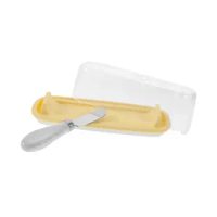 Butter Dish with Lid and Knife Easy Grip Handles Large Butter Keeper Butter Keeper Butter Tray for Baking Shops Restaurant
