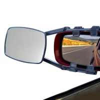 Car Towing Mirror Durable Car Rear View Mirror Blind Spot Convex Wide Angel Safe Hauling Extension View Side Spot Blind Mirror