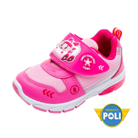 【POLI 波力】童鞋 電燈運動鞋/抗菌 柔軟 透氣 包覆 正版台灣製(POKX01243安寶粉)