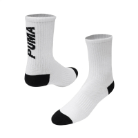 【PUMA】襪子 Classic Sock 白 黑 長襪 中筒襪 運動 休閒 基本款(BB130803)