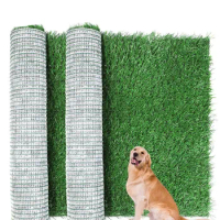 Grass Pee Pads for Dogs Portable Washable Dog Grass Mat Training Grass Pee Pad for Porches Houses Grass Turf Mat Replacement 2pc