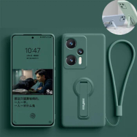 Phone Cases For Xiaomi Redmi Note 13 11 12 10 9 8 10T 11T Pro Plus Case Silicone Soft Cover With Holder Lanyard Funda Coque