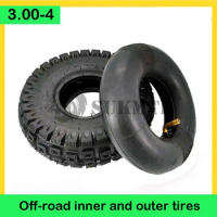 3.00-4 Tyres Inner Tube Outer Tire For Gas Scooter Bike WheelChair Mtorcycle 10'' Electric Scooter Wheel Tires 260x85" 10''x3''