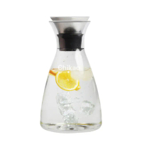 【奇高Chikao】耐熱北歐瓶 1000ml 1入(耐熱玻璃水壺 水瓶 玻璃壺)