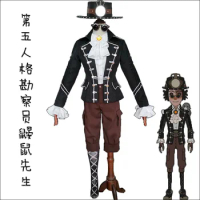 Game Anime Identity V cosplay costume New skin man woman cosplay costume have hat glasses
