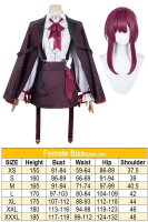 Kafka คอสเพลย์ผู้หญิงเครื่องแต่งกายอะนิเมะเกม Honkai Star Rail Roleplay เสื้อผ้า Wigs Bow Tie ถุงน่อ