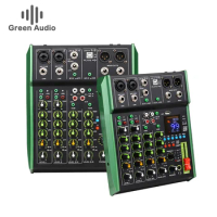 GAX-FX06P Professional 6-channel sound card mixer USB recording DSP effect for home performance
