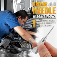 Needle Nose Grease Tool Dispenser Nozzle Adaptor Grease Gun Needle Tip Of The Mouth Grease Nozzle Grease Accessories Dropship