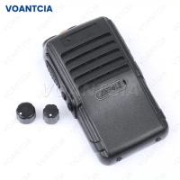 Front Cover Housing Shell Case with Volume Channel Knobs Walkie Talkie Part for Motorola SMP-418 SMP418 Radio