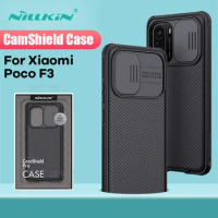 For Xiaomi Poco F3 Case For Xiaomi Redmi K40 NILLKIN CamShield Pro Camera Protection Back Cover For Redmi K40 Pro Plus